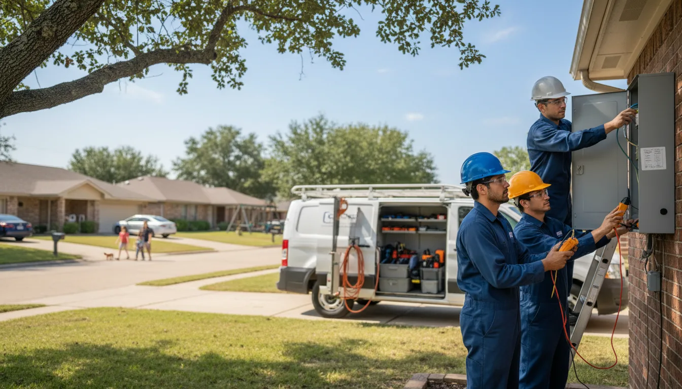 Certified electrician providing emergency electrical services in Island Lake, IL